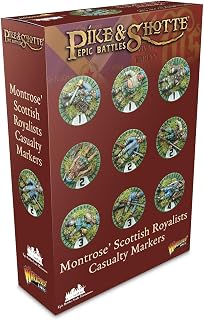 Warlord Games Pike & Shotte Epic Battles Montrose's Scottish Royalists Casualty Markers Military Table Top Wargaming Plastic Model Kit 212413004