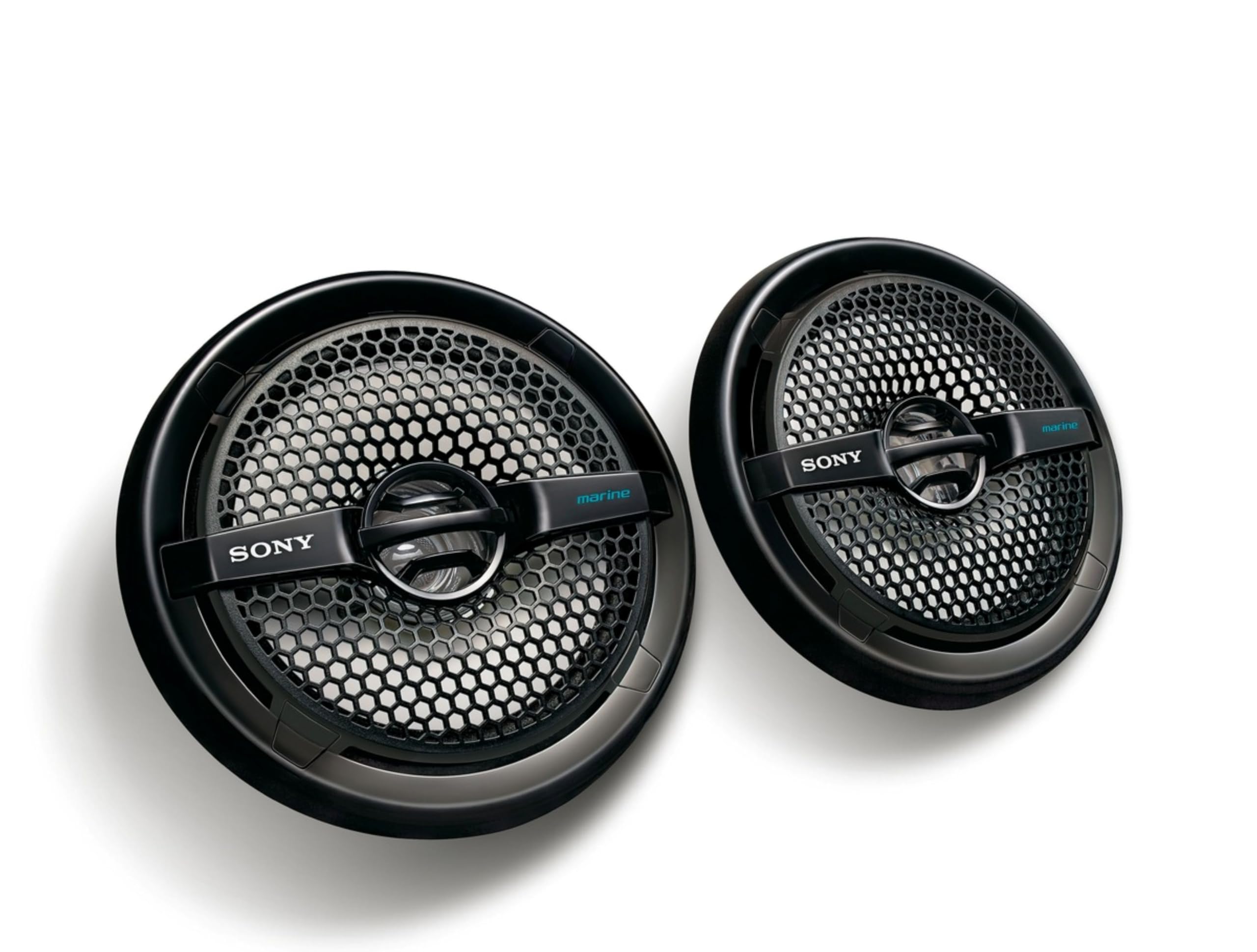 Sony XS-MP1611 - Altavoces Marinos de Doble Cono, Color Negro