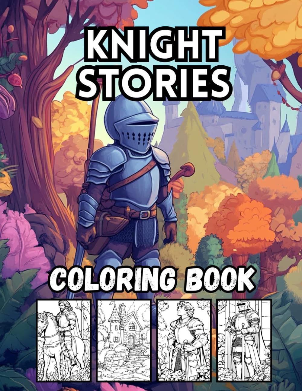 Knight Stories: 40 Big and Brave Medieval Designs for Kids
