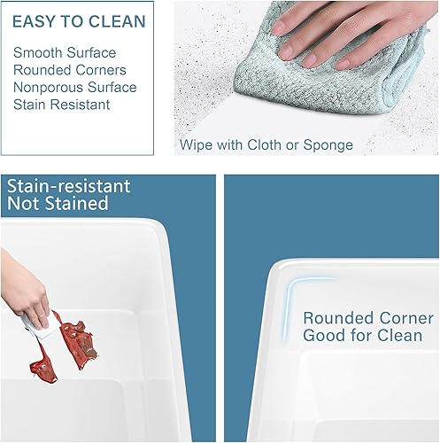 Miniatura 5 de Fregadero de granja blanco extragrande de 36 x 20 pulgadas, tamaño mínimo del gabinete 24 pulgadas de profundidad x 39 pulgadas de ancho, delantal