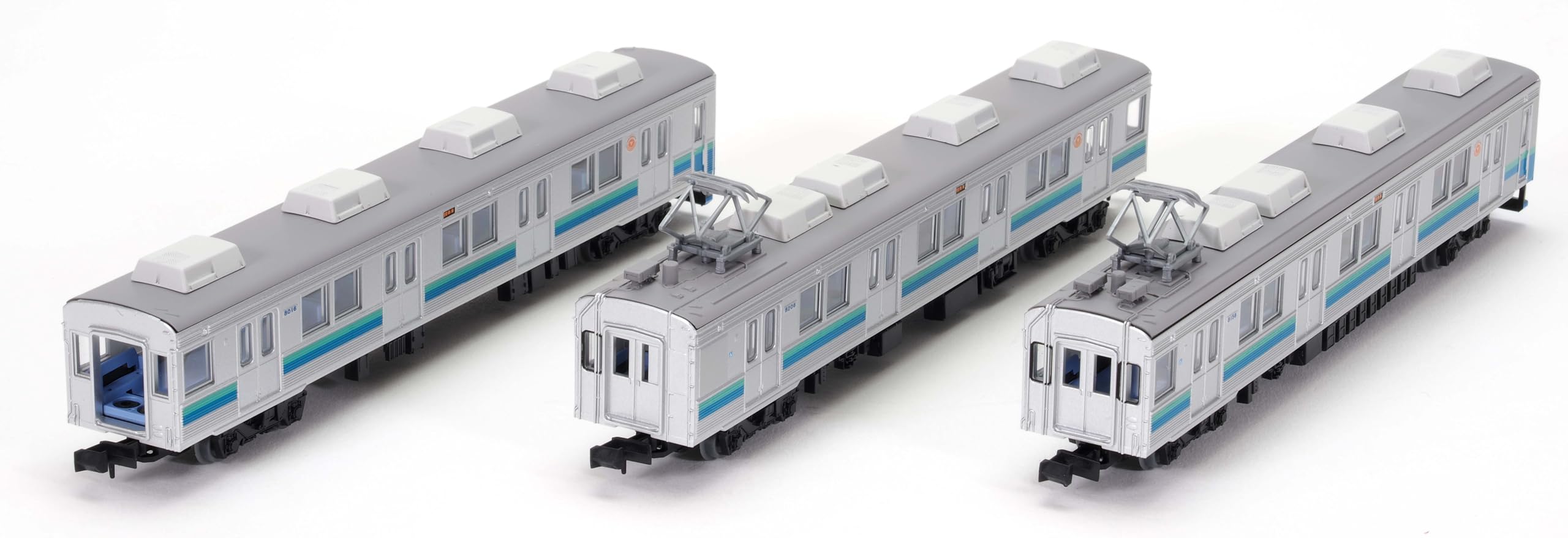 Tomytec Kolekcja kolejowa 335207 Izu Kyuko seria 8000 TA-6 Organizacja, zestaw 3-samochodowy, materiały do dioramy E
