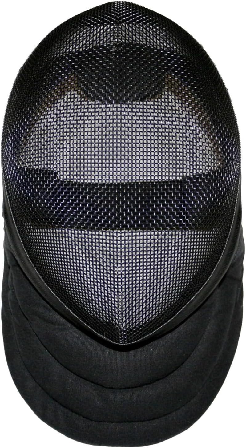 Black Fencing Mask with Detachable Inner Lining, Ear Protection,Resist The Blow of A Steel SwordFencing-Protective Gear