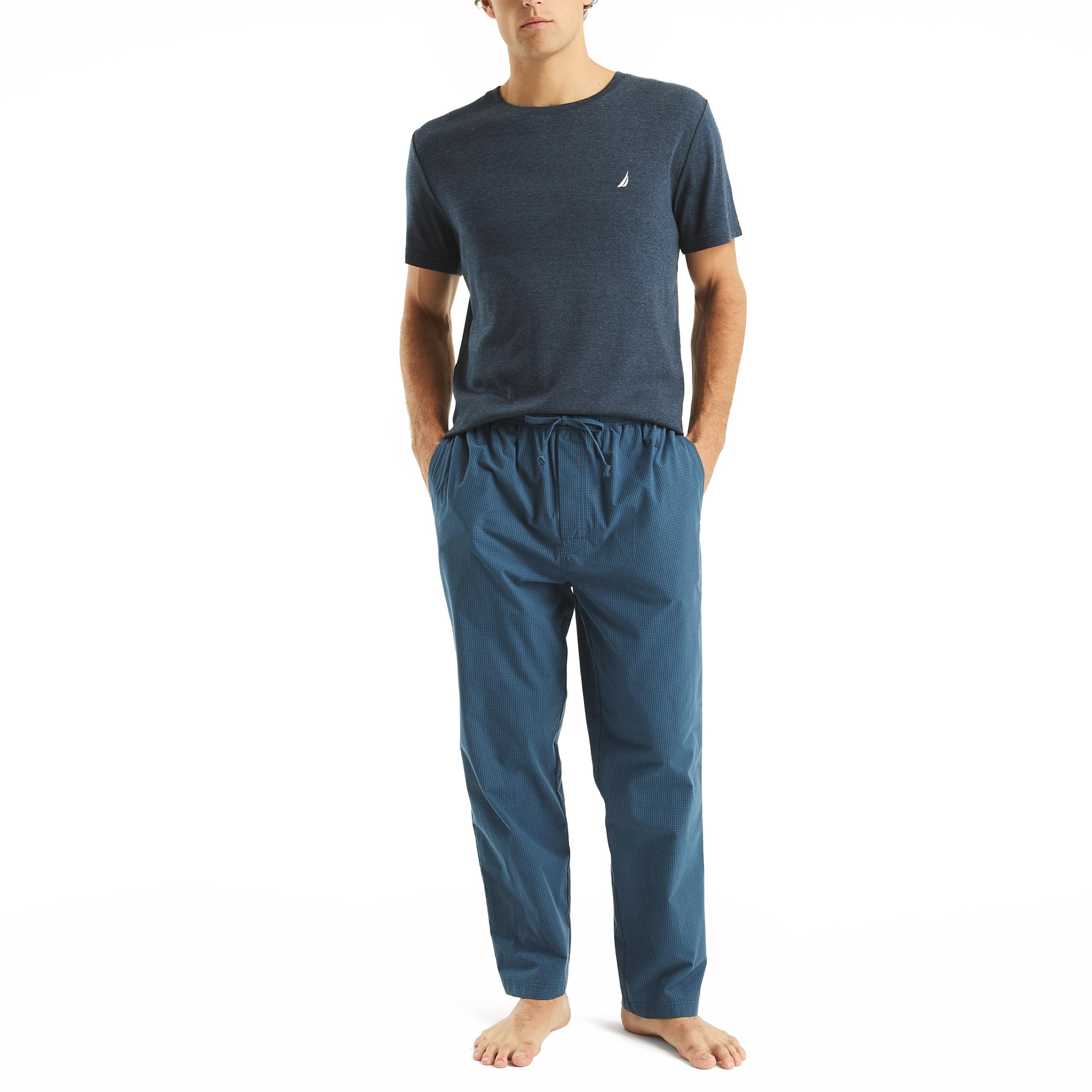 Men's Nautica Sustainably Crafted Poplin Sleep Pant-picture-47