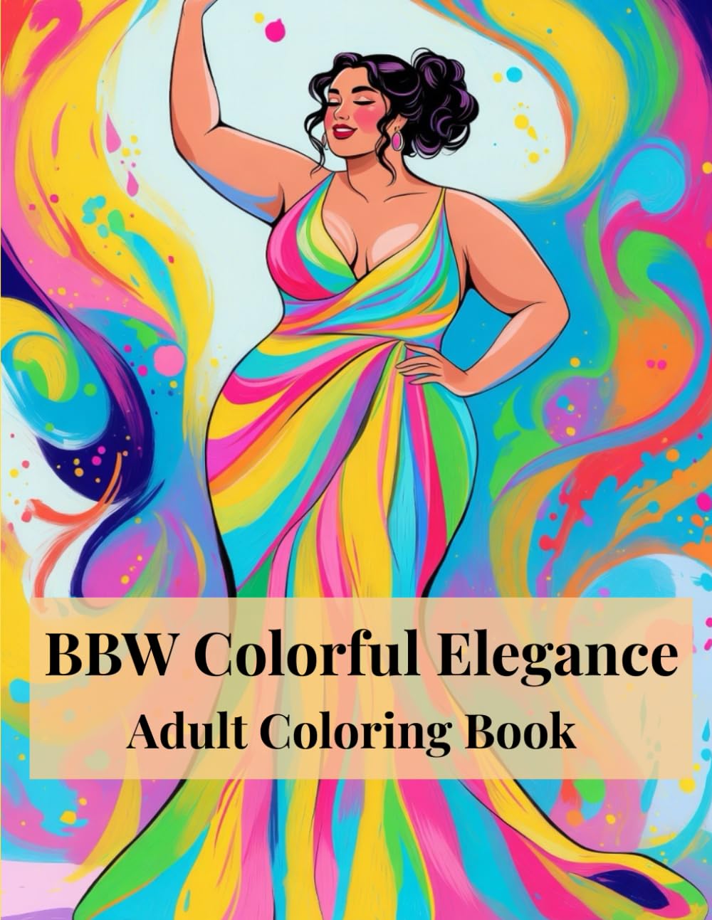 BBW Colorful Elegance: Adult Coloring Book