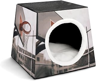 Dog House for Small Dogs，Indoor Dog House，Basketball Shot Cat Tent Indoor，Suitable for Outdoor/Indoors Cats and Dogs(13.8"x13.8"x11.8")