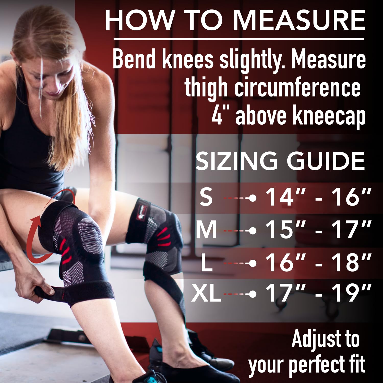 Dark Iron Fitness Knee Brace Pair for Compression & Support for Men & Women, Padded Stabilizer Sleeves w/Lateral Metal Springs for Powerlifting Weight Training, Aids Arthritis Pain Relief, X-Large