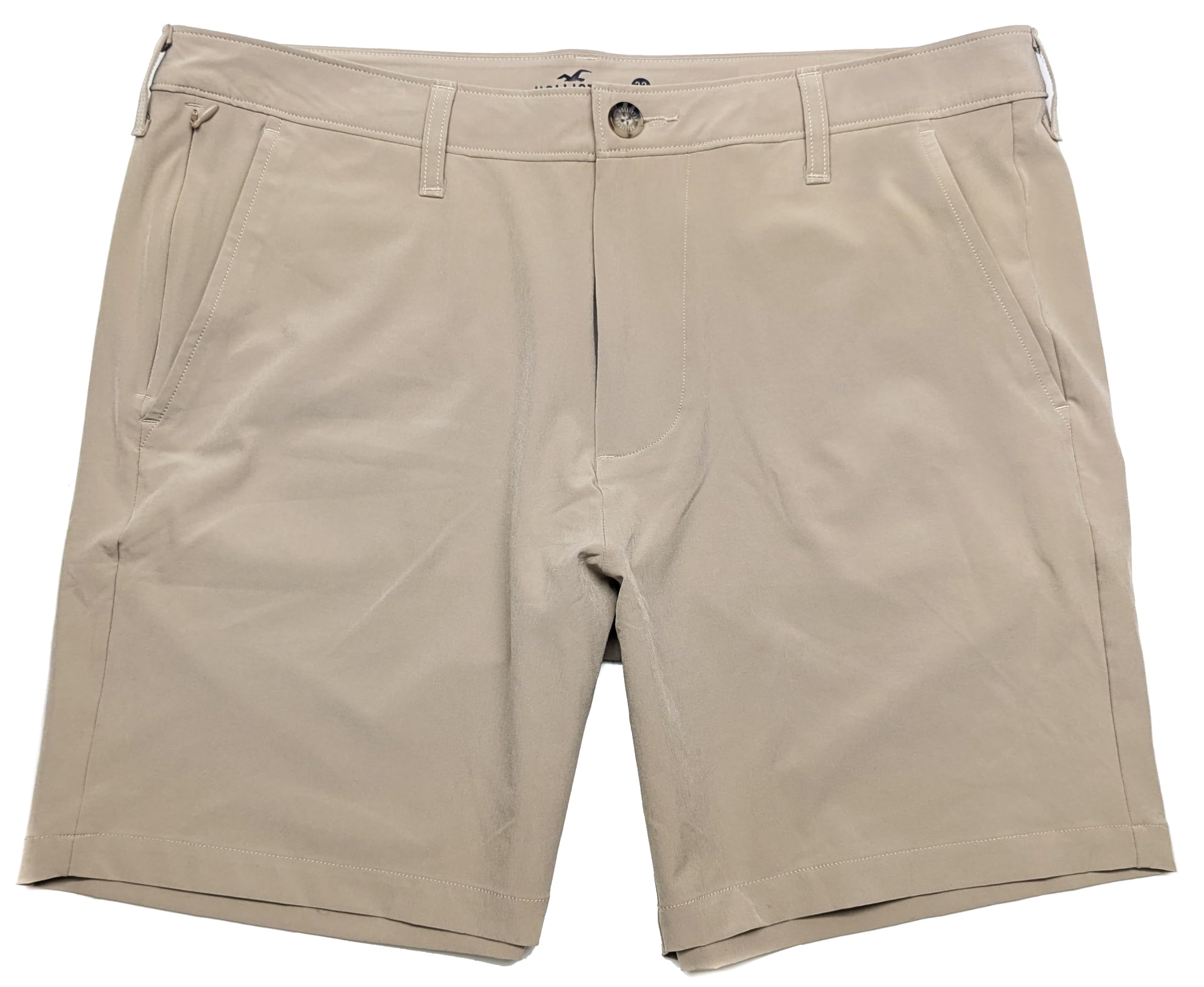 Pantalones Cortos Activos Híbridos Hollister Para Hombre con Bolsillo con Cremallera Incorporado (7" Ins.) HOM-10.1 - Imagen 6 de 14