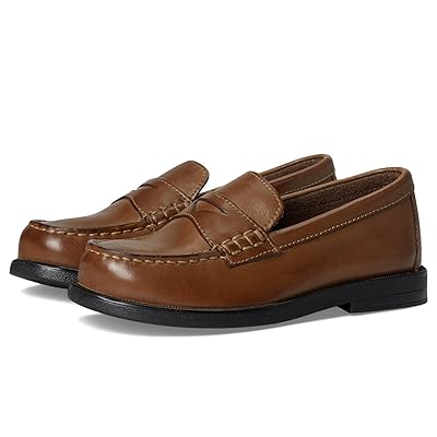 Florsheim Kids Croquet Penny Loafer Jr. (Toddler/Little Kid/Big Kid) Boys Shoes Saddle Tan
