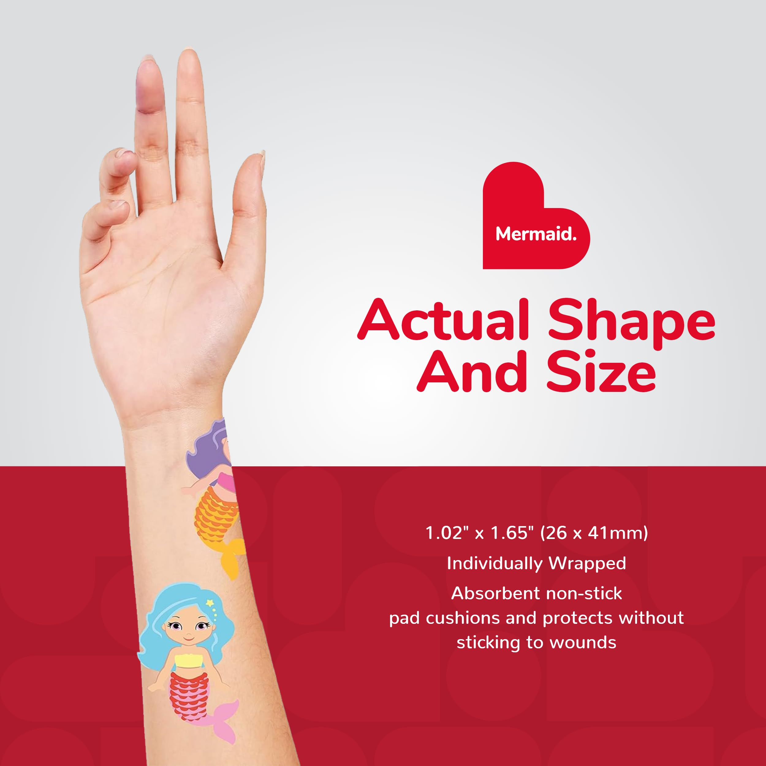 BioSwiss Bandaids für Kinder, 24 sterile selbstklebende Bandagen in einzigartiger Form, bunt, lustig, niedlich, für Mädchen und Jungen, Erste Hilfe für Erwachsene, schützt Kratzer und