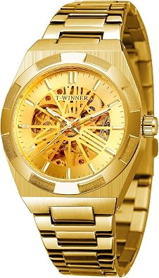 FORSINING Mens Dressing Analogue Watches Waterproof Automatic Wrist Watch with Stainless Steel Bracelet