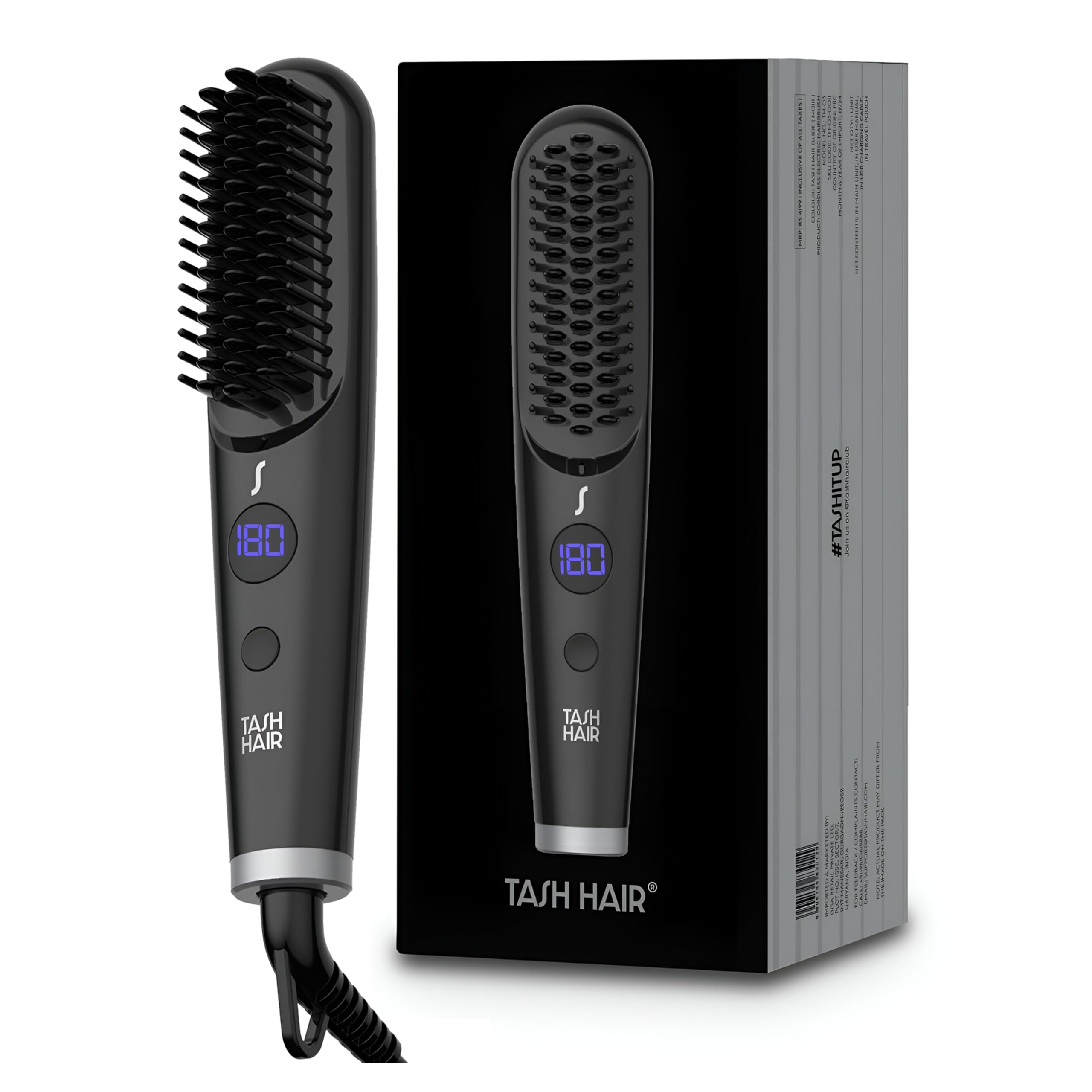 Tash Hair Glide Connect Hair Straightening Brush