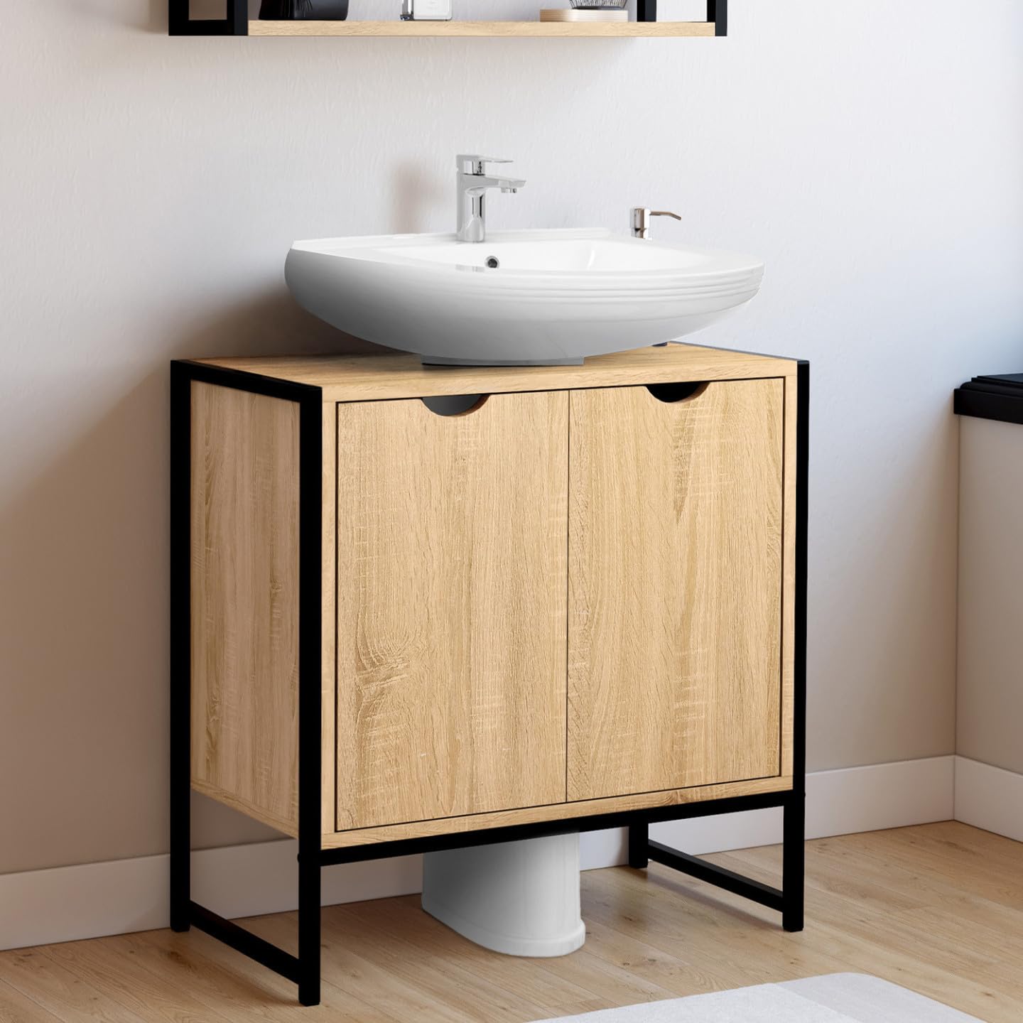 IDMarket - Mobile da bagno DETROIT dal design industriale