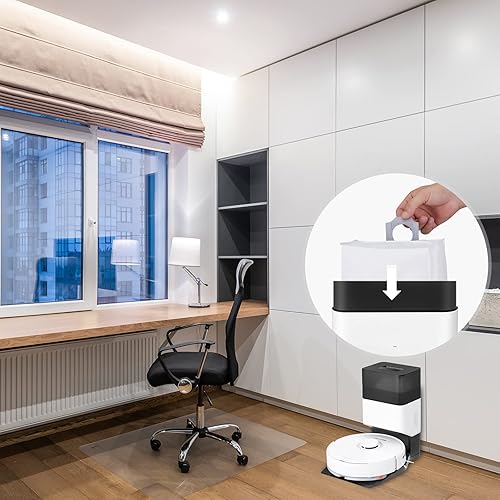 Miniatura 7 de Paquete de 4 bolsas de repuesto para polvo Roborock S8+ S8 Pro Ultra S7 MaxV Ultra S7 Pro Ultra Q7+ Q7 Max+ Q8 Max+ Q5 Pro+ Q5+ Vacío Autovacio,