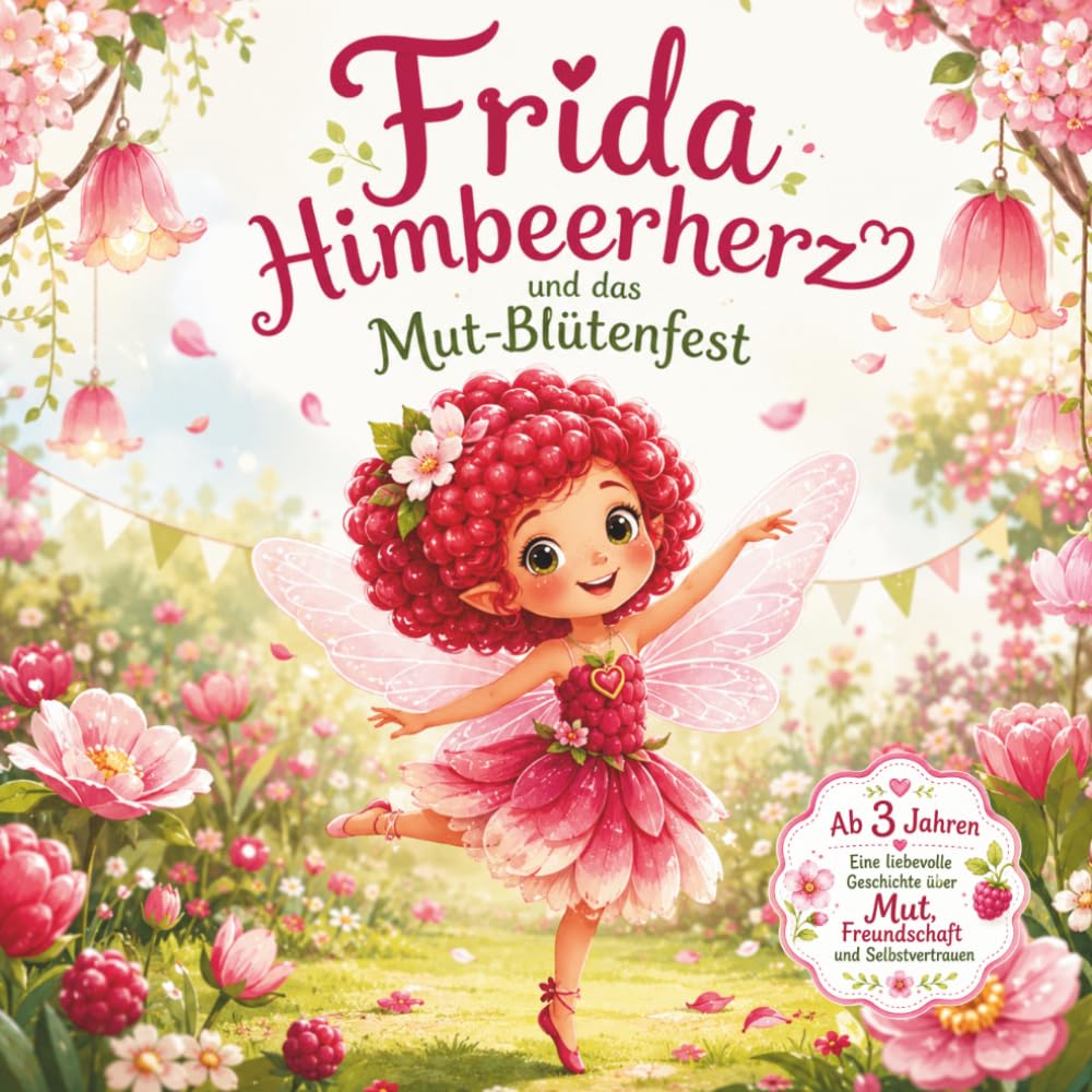 Frida Himbeerherz und das Mut-Blütenfest: Ein liebevolles Bilderbuch ab 3 Jahren über Mut, Freundschaft und Selbstvertrauen