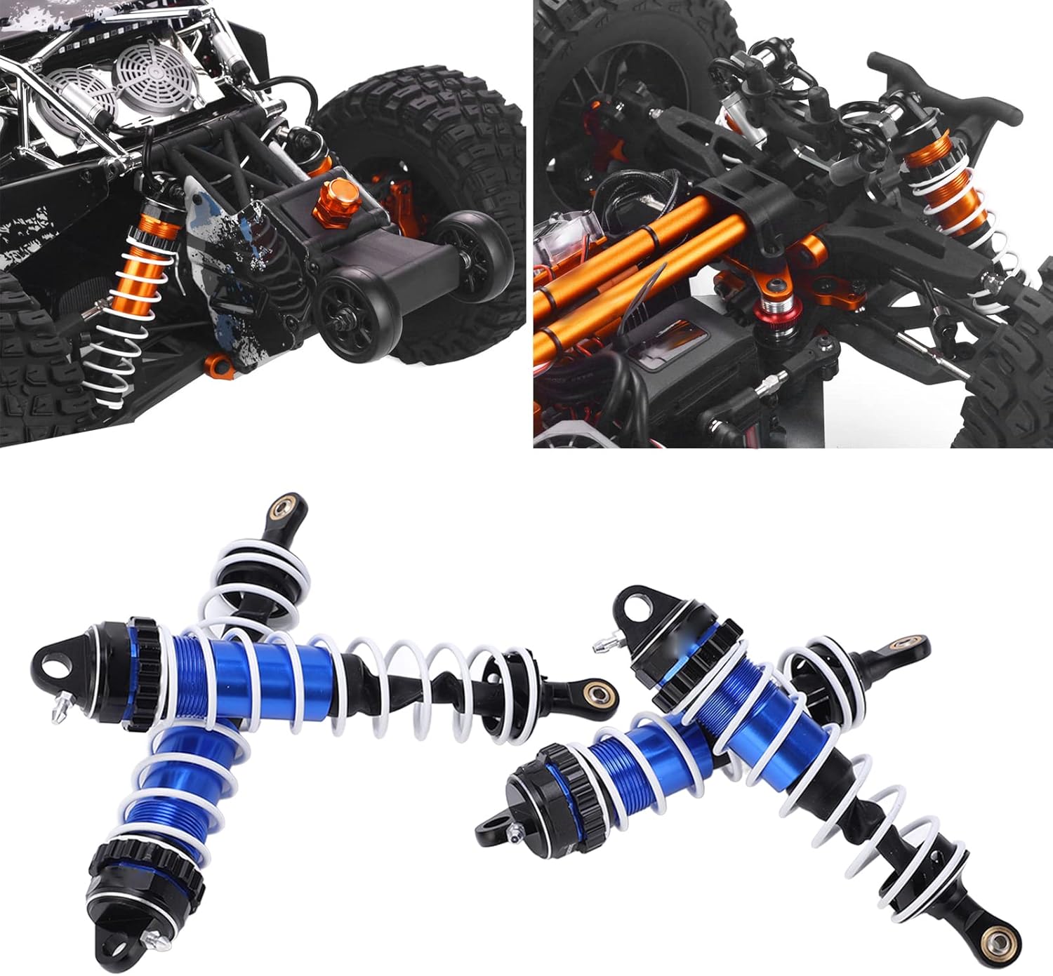 Cryfokt RC アルミニウムショック耐久性のある安定したパフォーマンス ZD レーシング -07 1/7 モデル車両用、材質: