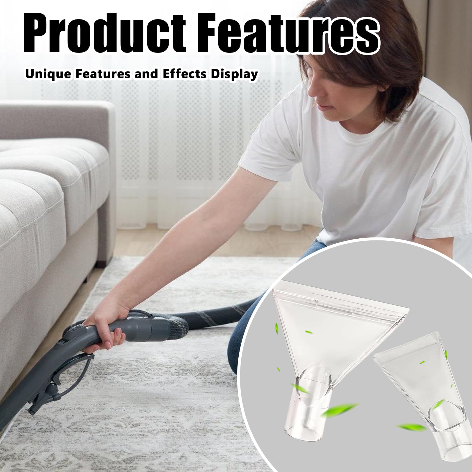 Tête Pivotante Rotative Brosse Buse Accessoires Aspirateur Tapis Sol Fournitures Ménagers Outils De Nettoyage Pièces