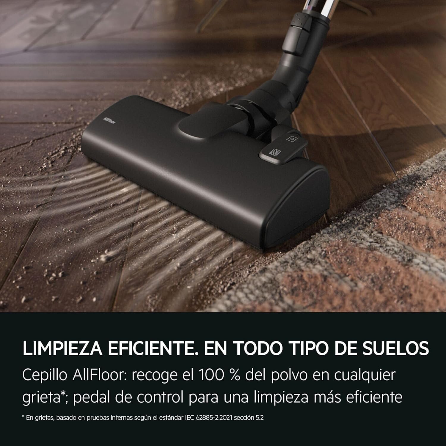 AEG Aspiradora de Trineo Sin Bolsa AL51C1DRF, 1000W, Filtro Hygiene Lavable, 78dB, Depósito de 2L, Radio de Acción de 9m, Adecuado para Suelos Duros y Alfombras, Rojo