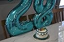 Teal Number 1 Balloon 40 Inch - Large Foil Balloon For 1st Birthday & Mermaid Party Decor