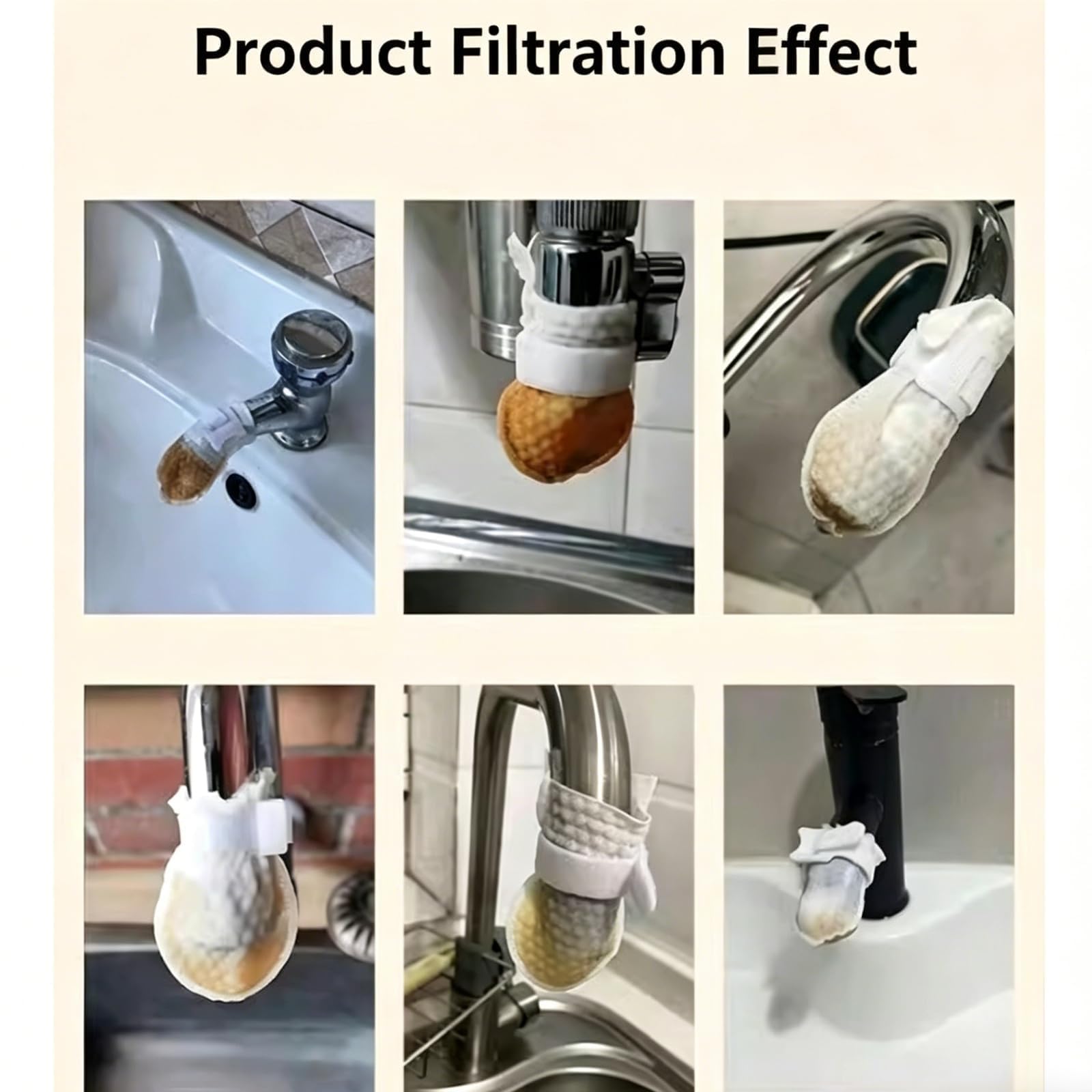 100 bolsas de filtro para grifo