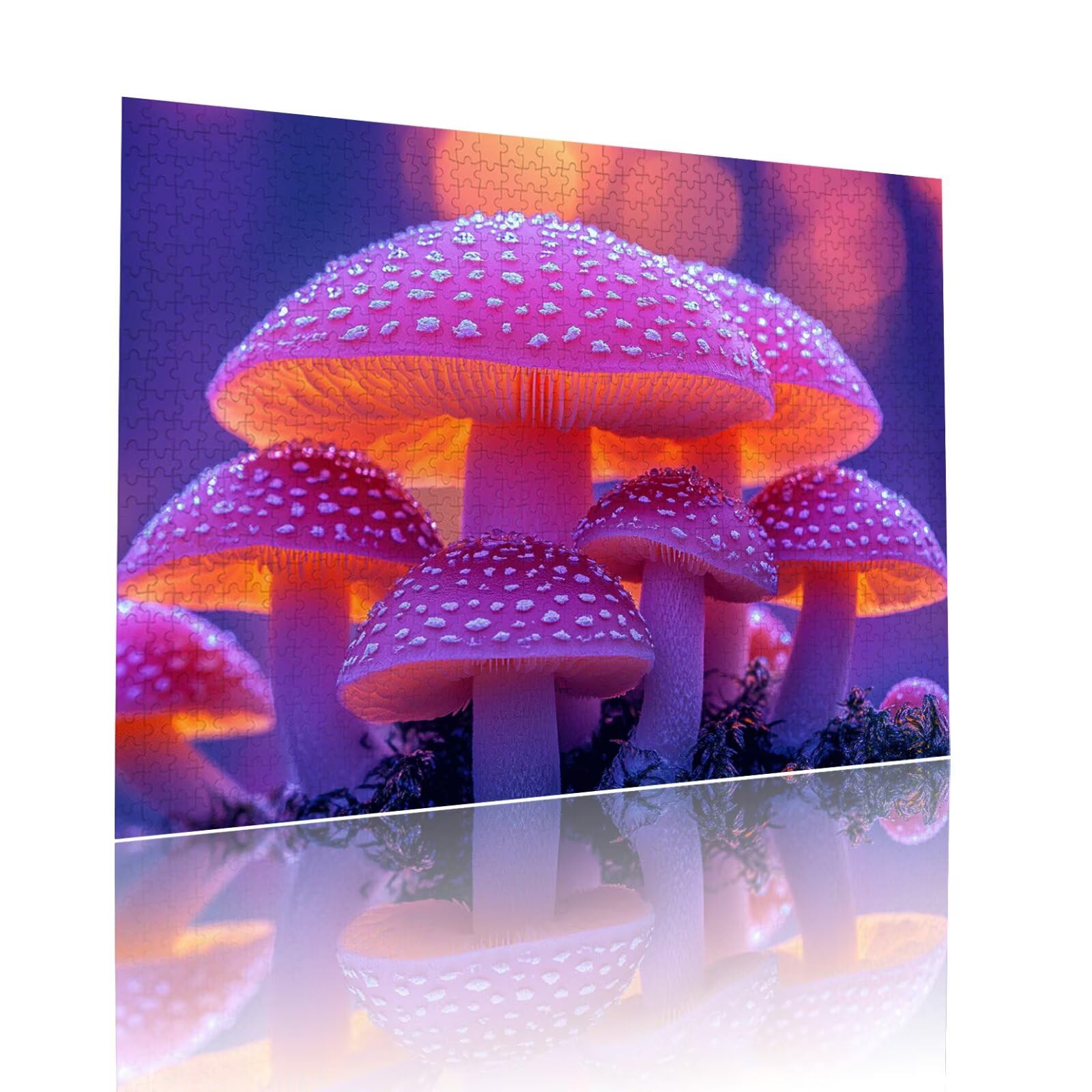 Puzzle Erwachsene 2000 Teile Pilz Traum Educa Jigsaw für Kinder ab 8 Jahren Mädchen Jungen, Erwachsene Impossible Klassische Puzzles Schwer, Anspruchsvoll Spielspaß, Als Familienspiel 70x99cm t-724