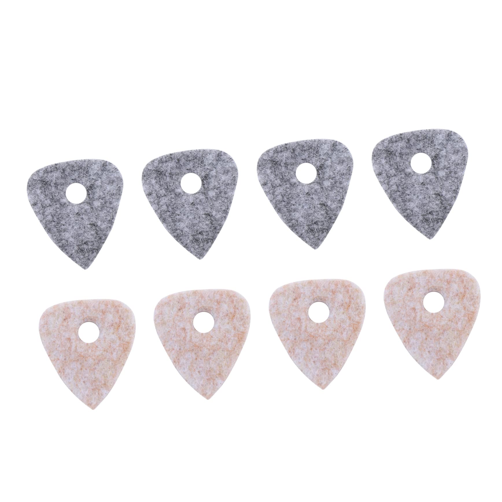 Bdfhjln Ukelele selectie vilt plectrums voor ukelele en gitaar, 24 stuks gitaarplectrum, meerkleurig