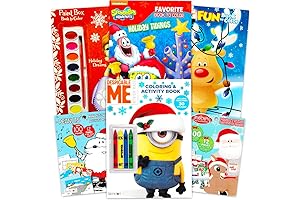Finest Collectible Christmas Coloring Books Super Set for Kids