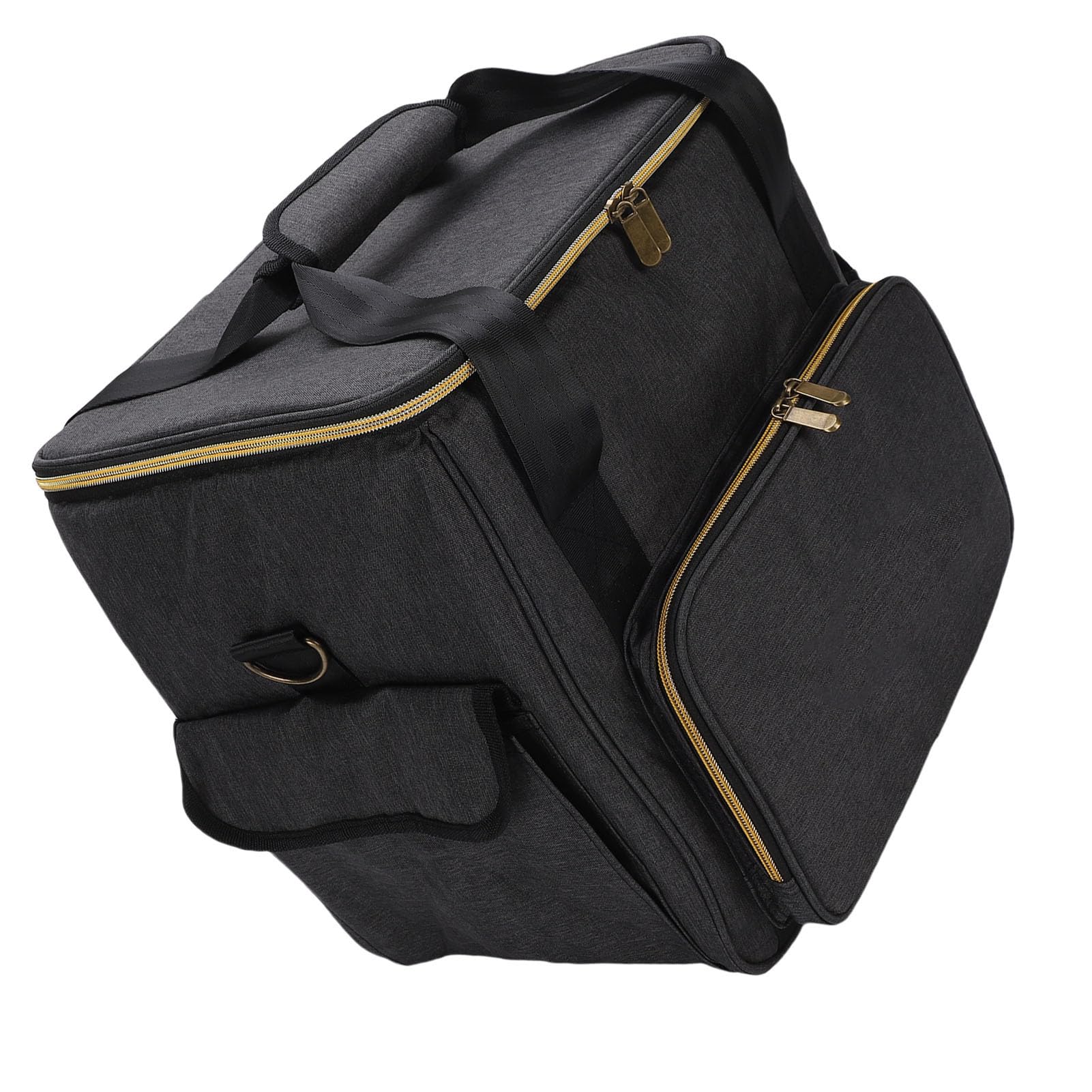 Borsa per il Trasporto di Dischi, Grande capacità per 45 Pezzi da 12 Pollici, Custodia da Viaggio in Vinile per DJ e Collezionisti