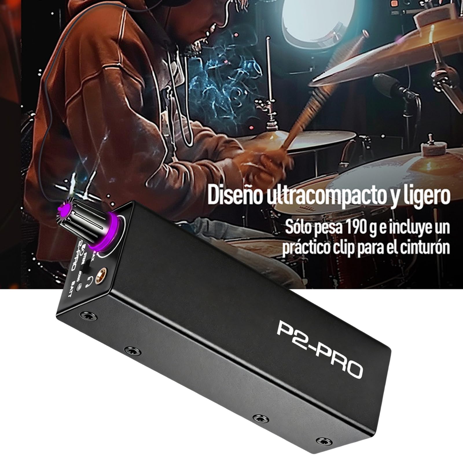 Amplificatore per cuffie con manopola di accesso