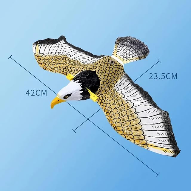 Foto 7 de 7 de 2 Pcs Simulation Bird Interactive Cat Toy for Indoor Cats, Automatic Hanging Eagle Toy