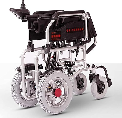 Miniatura 4 de NEOCHY Silla de ruedas portátil de moda plegable ligera con movilidad de potencia batería de iones de litio de 12 A resistencia de 124mi soporta