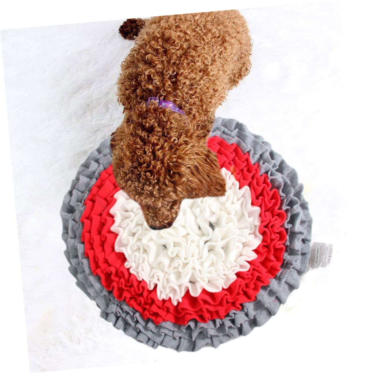 Didiseaon Tapis de Fouille pour Chien en Toile, Alimentation Lente, Dressage Interactif, pour Réduire Le Stress et Exercer L’odorat la Maison
