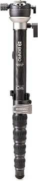 Benro SupaDupa Carbon Fiber Monopod Lightweight 6-Section Professional Camera & Video Monopod with Leveling Pan Base, Twist Locks, and Reversible Mount for DSLR, Mirrorless & Camcorders MSDPL46C