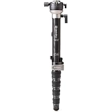 Benro SupaDupa Carbon Fiber Monopod Lightweight 6-Section Professional Camera & Video Monopod with Leveling Pan Base, Twist Locks, and Reversible Mount for DSLR, Mirrorless & Camcorders MSDPL46C