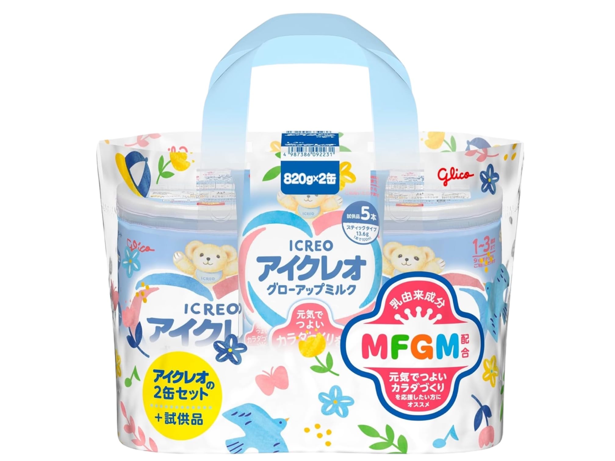 Amazon.co.jp: 【9ヵ月頃〜3歳頃】グリコ アイクレオ 粉ミルク  