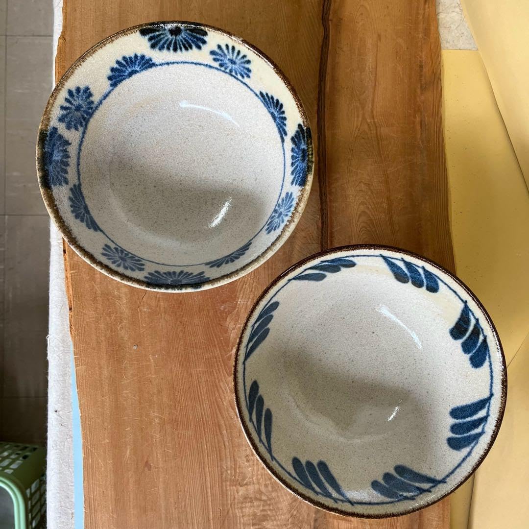 美濃焼 ばいかじ反型ラーメン 丼 ２個セット サイズ直径18.0cm 高さ9.0cm