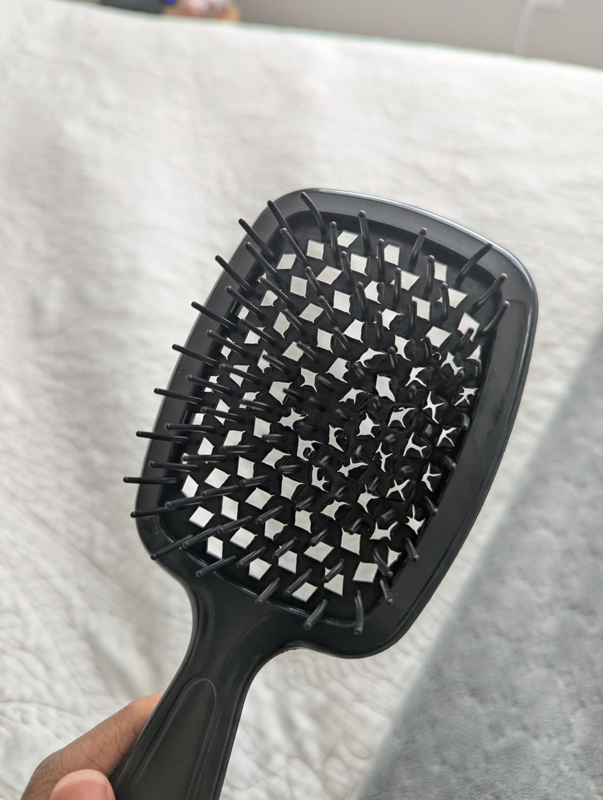 HaiSun 2PCS Lixera Hair Brush - Detangling for Curly, Wet and Dry Hair, Scalp Massage (Pink+Black)