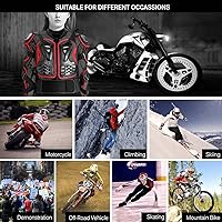 Vista 6 de Armadura de cuerpo completo para motocicleta, motocross y cuatrimoto, chaqueta protectora, para hombres y mujeres