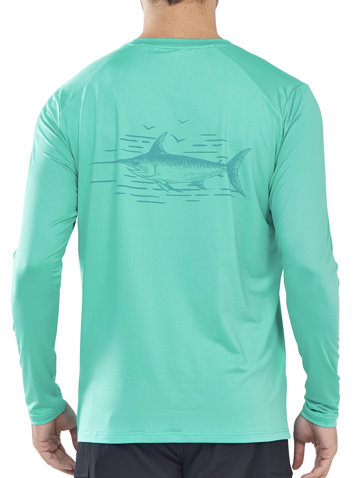 NORTHYARD Men's UPF 50+ Rash Guard Long Sleeve Sun Shirt