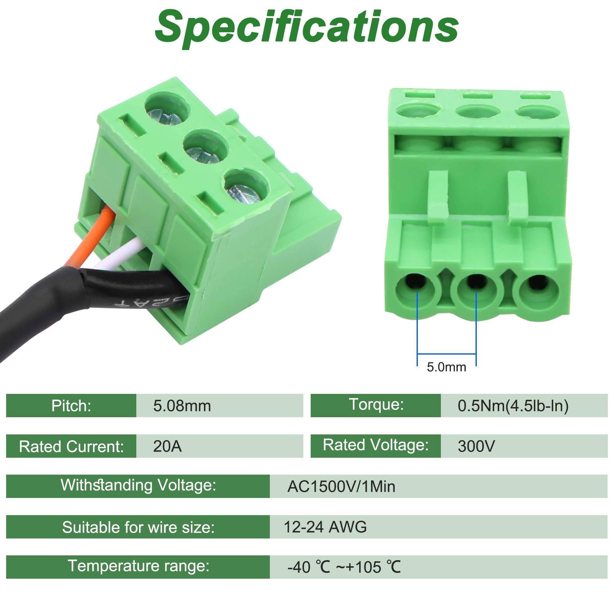 XMSJSIY XLR to 3-pin Phoenix Cable XLR 3P Female to PHX3M NBKF/2EDG-5.08 3pin PCB Screw Terminal Block Adapter Connector Cord for Speakers - Image 4