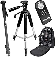 Vista 3 de Ultimaxx Kit de accesorios de 2.283 in para Canon EOS 70D, 80D, 90D, 5DS, 5DSR, 6D, 6D Mark II, 7D, 7D Mark II y más; incluye: 2 baterías LP-E6