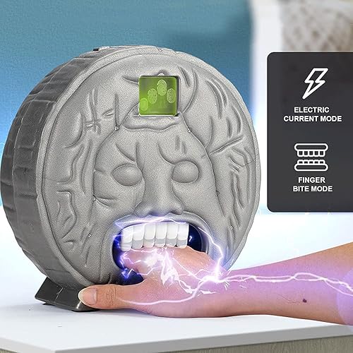 Miniatura 5 de Kayswang Shock Roulette Game Electric Shock Reaction Toy Reaction Testers Shock Game Console Funny Shot Roulette Game Novel Interesting Polygraph