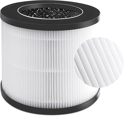 Miniatura 2 de Reemplazo del filtro de aire compatible con el purificador de filtro de aire MiLin MLAP003, filtración 3 en 1 de alta eficiencia, paquete de 2