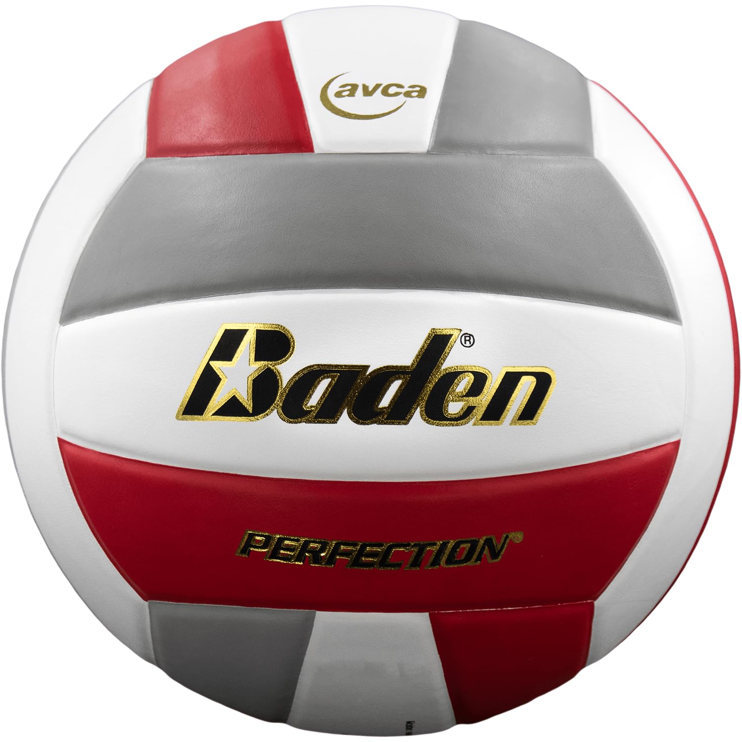 Baden | Perfection | Premium Leather | Indoor Official Game Volleyball | 13U to College | Official Size + Weight | NFHS + AVCA Approved