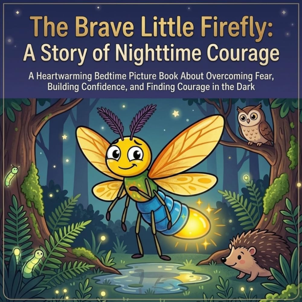 The Brave Little Firefly: A Story of Nighttime Courage: A Heartwarming Bedtime Picture Book About Overcoming Fear, Building Confidence, and Finding Courage in the Dark