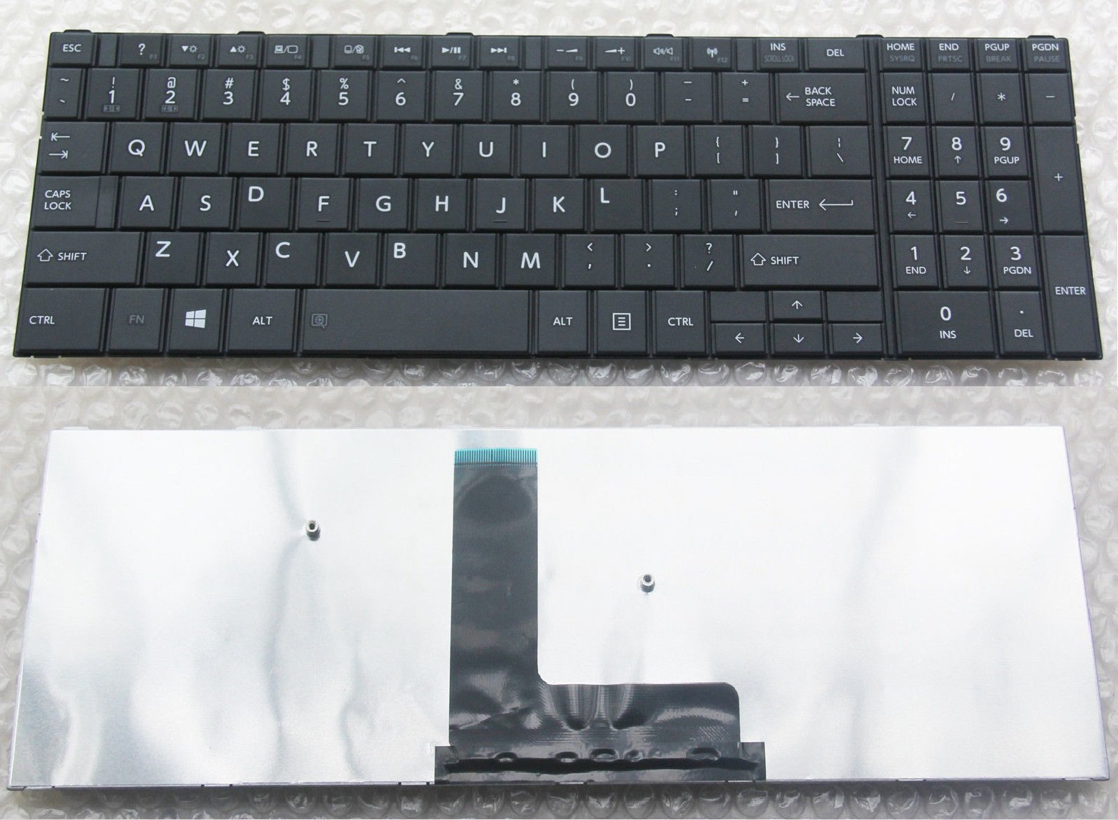 wangpengLaptop Keyboard for Toshiba Satellite C55-B5300 C55-B5350 Notebook PC