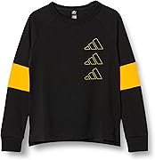 adidas(アディダス) [アディダス] 長袖 Tシャツ キッズ 長袖Tシャツ KMH93 ブラック/クルーイエロー(H07267) 110