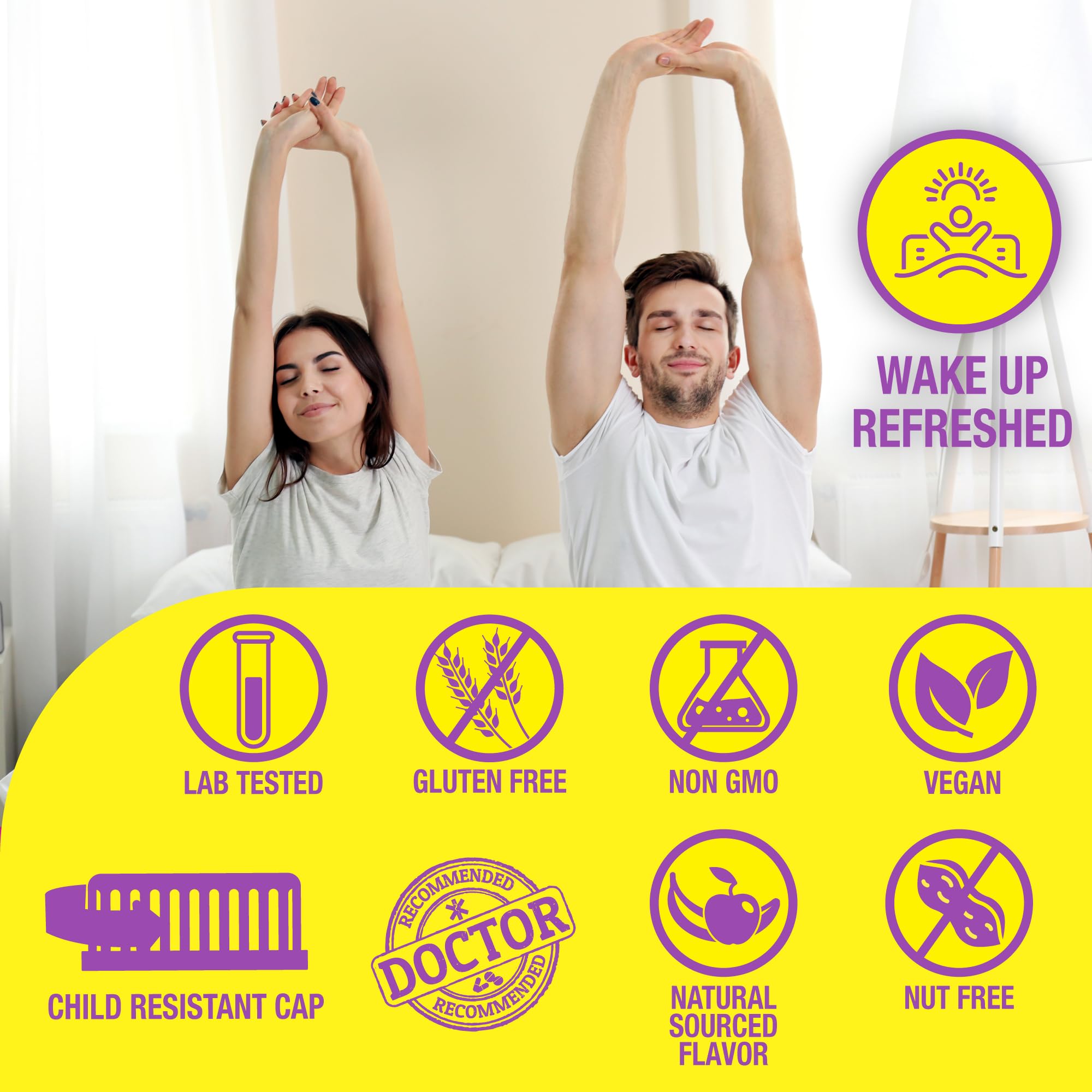 WellYeah Melatonin Gummies 20mg | Sleep Support | Maximum Strength Melatonin 20mg Gummies for Adults | Fast Dissolved | Great Berry Flavor | 60 Count | Vegan, Non GMO