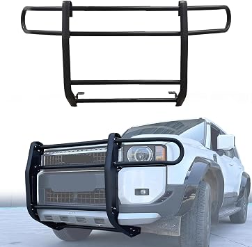 Front Bumper Grille Guard Bull Bar Fits for Toyota Land Cruiser Prado LC250 2024 2025 2026 Off-Road Protection & Nudge Bars