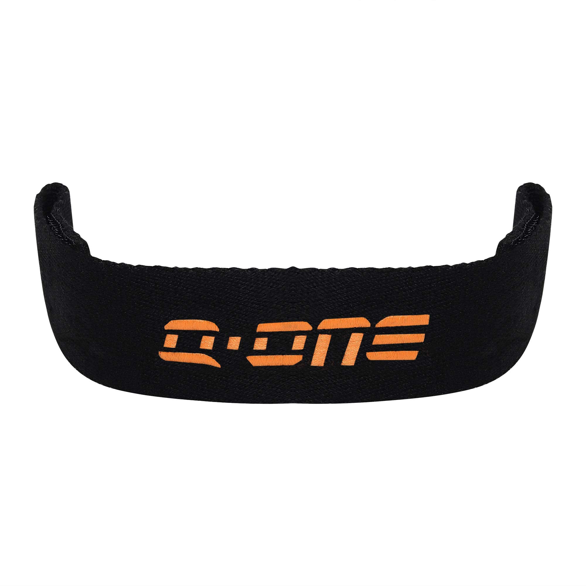 MASQ Unisex Q-One Cotton Reusable, Washable, Size Adjustable Embroidered Mask Strap with Velcro (Black) - Pack of 3-picture-30