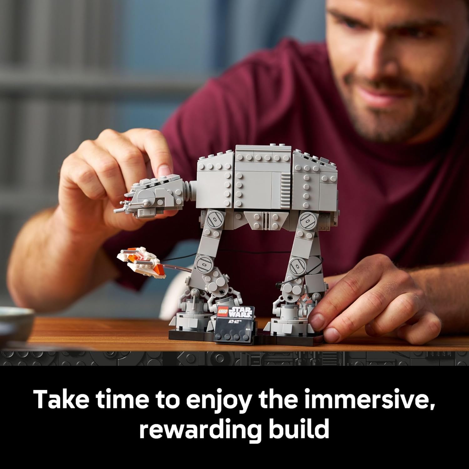 LEGO Star Wars at-at Walker Building Set for Adults, Ages 18+ - Collectible & Room Decor for Office, Bedroom, or Book Shelf - Activity for Men, Women, & Movie Fans - Gift Idea for Birthdays - 75440 - Image 3